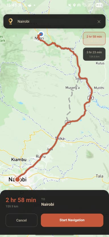 C-elo Maps — Navigation in progress